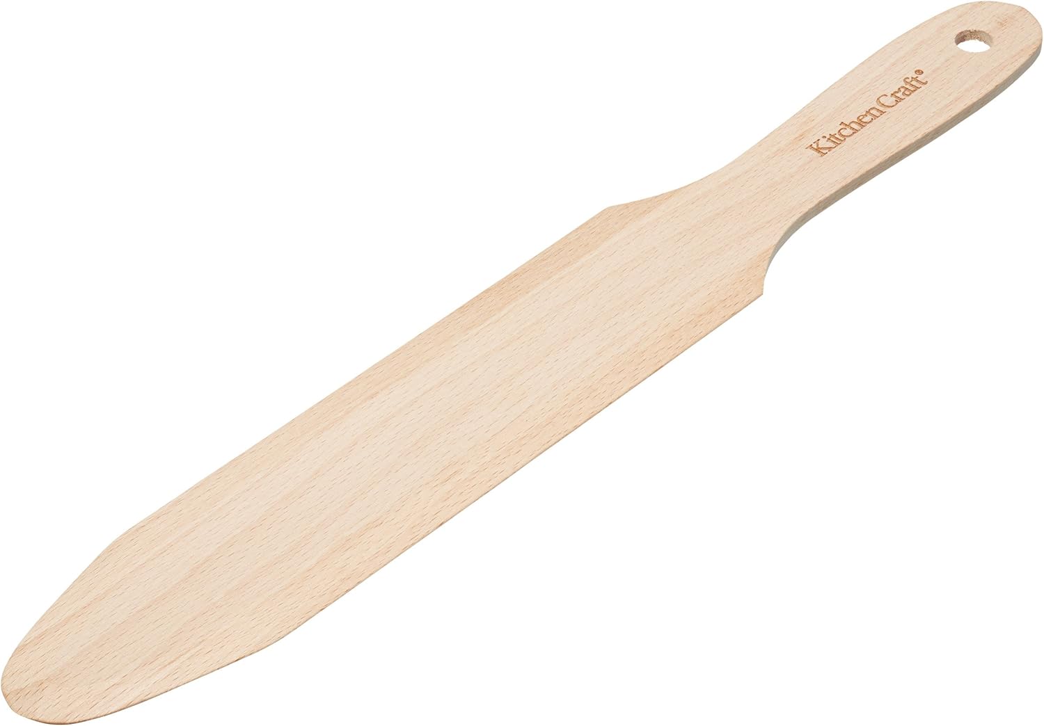 Kitchen Craft Crepes-Spatel/Wender - 35cm - Buchenholz