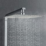 Ibergrif M20294 12 Inch Square Rain Shower Head 304 Stainless Chrome view 3