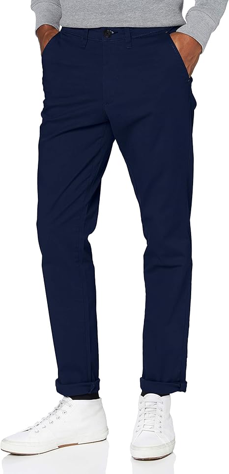 Selected Homme Male Chino Slim Fit Flex Amazon De Clothing