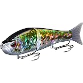Bassdash SwimShad Glide Baits Jointed Swimbait Bass Pike Salmon Trout Muskie Fishing Lure
