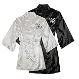 Mr. and Mrs. Satin Robe Set