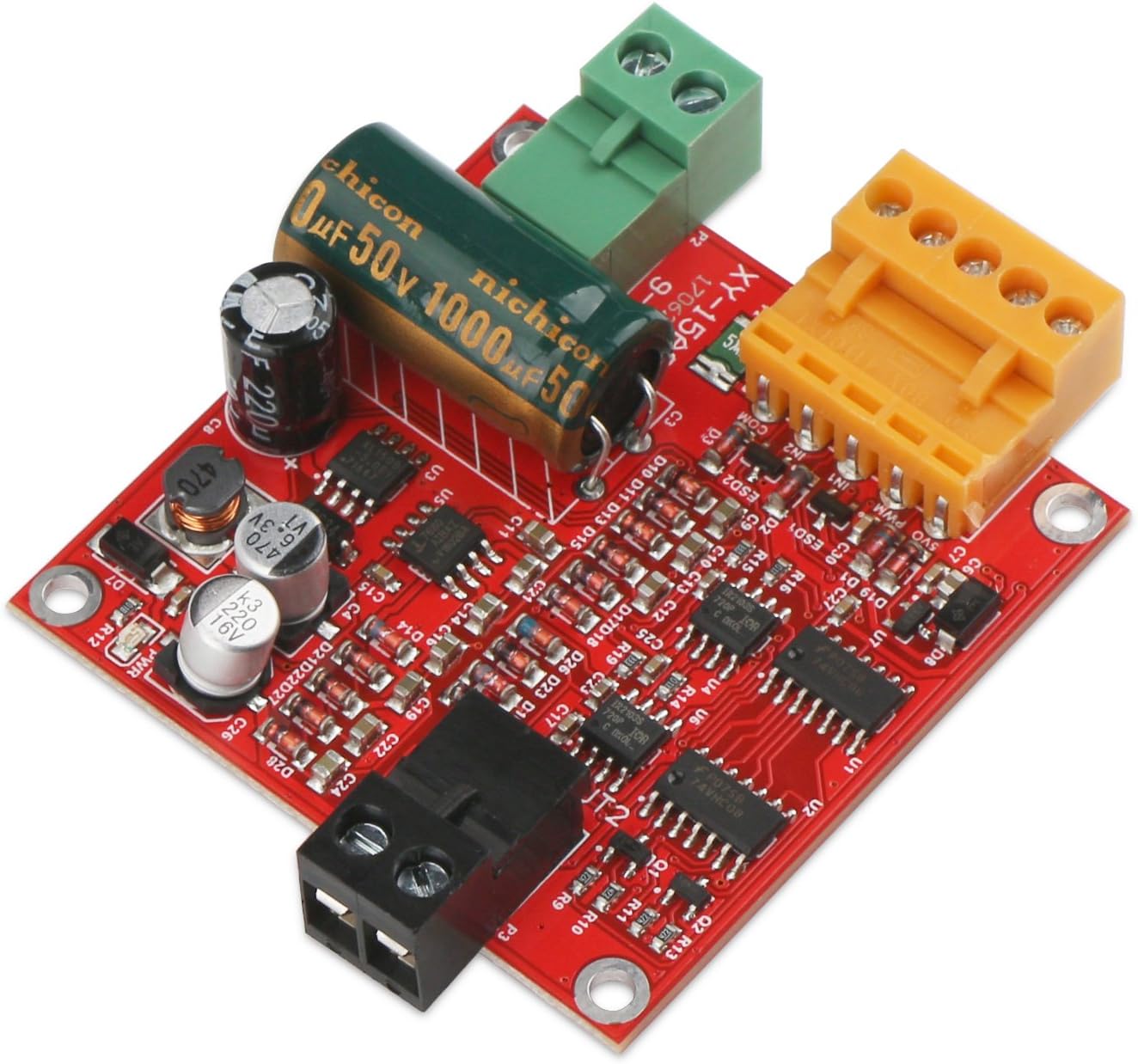 DC Motor Controller, DROK Linear Actuator Control Board, 12V 24V 36V Motor Speed Control, 12A High Power Industrial PWM Electric Motor Drive Regulator Module - - 