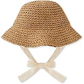 pureborn Baby Toddler Girls Straw Sun Hat Summer Beach Hat