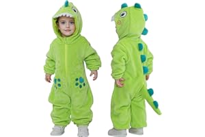 TONWHAR Dinosaur Costume for Toddler Boys & Girls, Cute Baby Animal Romper Halloween Dress Up Onesie