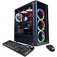 CYBERRPOWERPC Gamer Xtreme VR Gaming PC, Intel Core i7-12700KF 3.6GHz, GeForce RTX 3060 12GB, 16GB DDR4, 500GB PCI-E NVMe SSD, 2TB HDD, WiFi Ready & Win 11 Home (GXiVR8400A10), Black