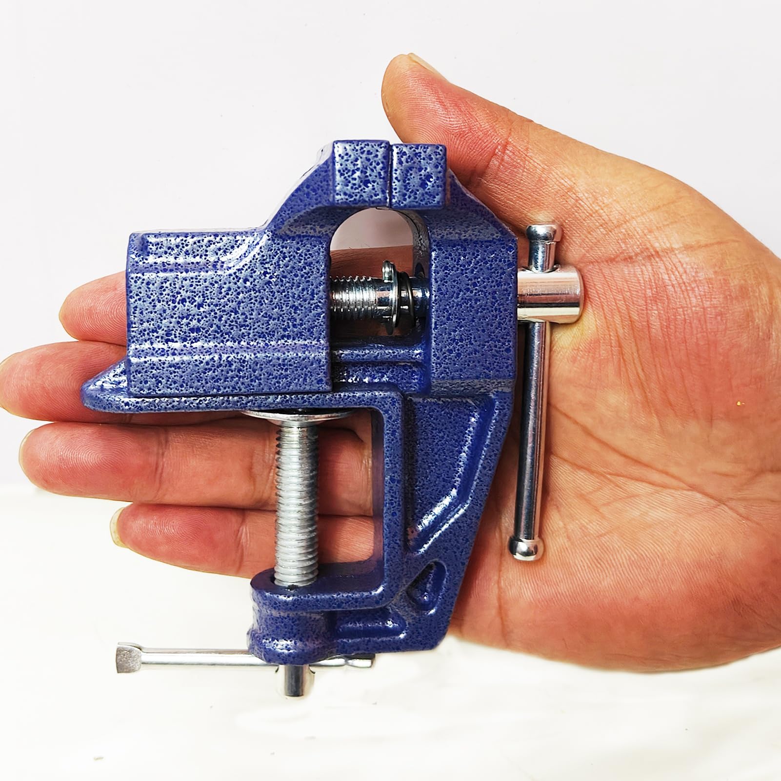 MYTEC Mini Table Clamp, 2.0" blue, Small Bench