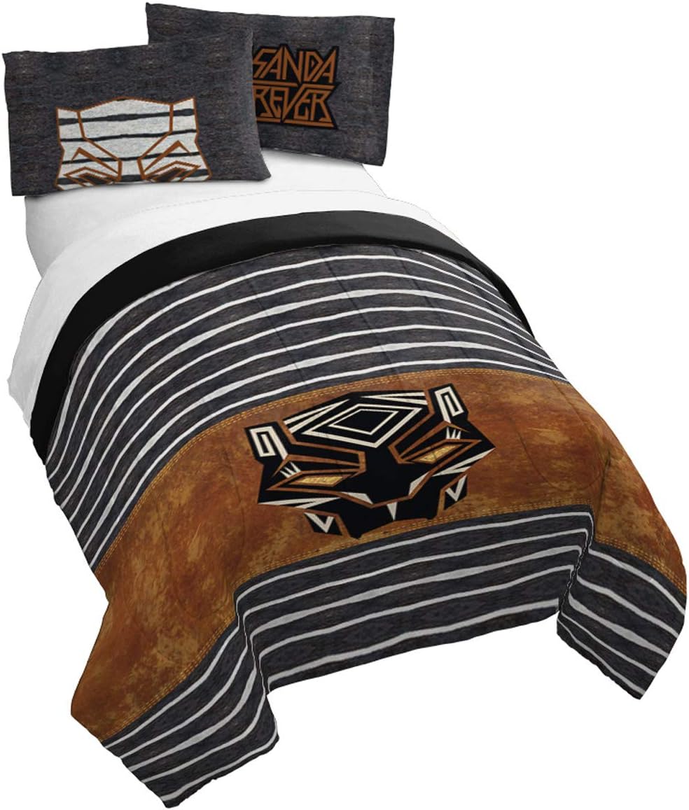 Amazon Com Jay Franco Marvel Black Panther Jungle Full Queen