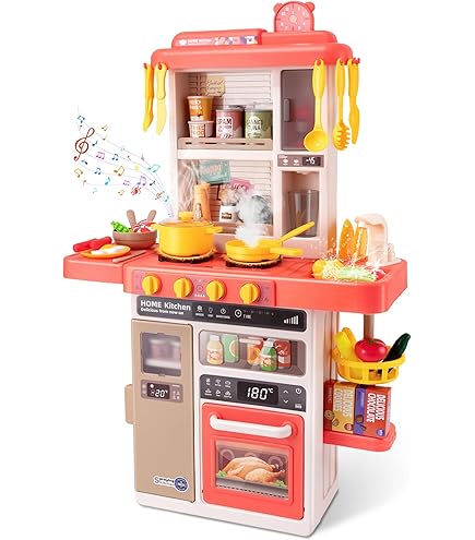 Food Toddler Kitchens Fun Little Toys 54Pcs Play Dishes Set For