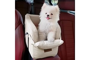 Dog Car Seat Centre Console Dog Booster Dog Car Seat Small Dog Cat Booster Seat for Dogs Cats Pets Up to 13lbs