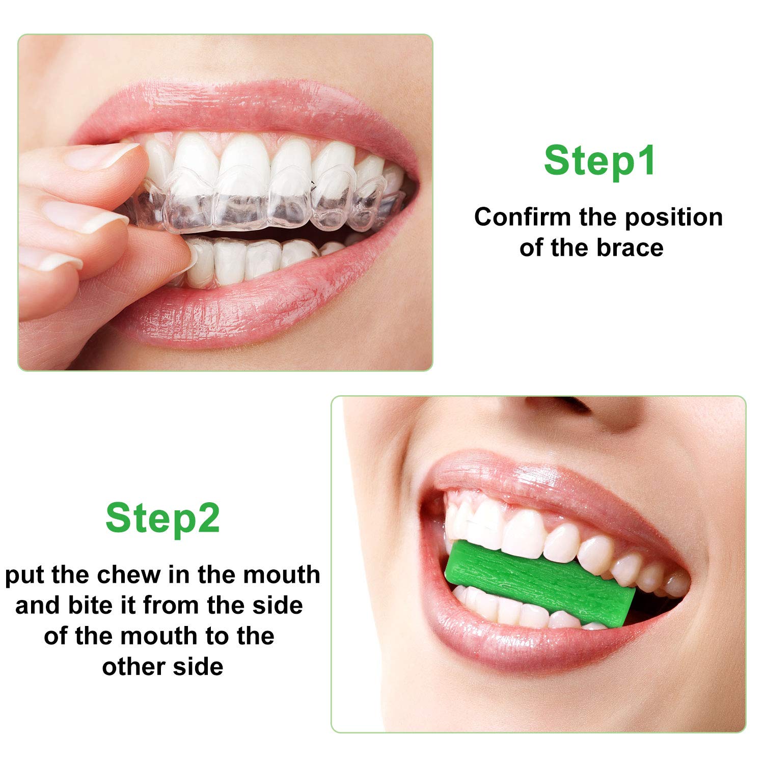 10 Pieces Aligner Chewies for Aligner Chompers Aligner Trays Seater Chewies : Beauty