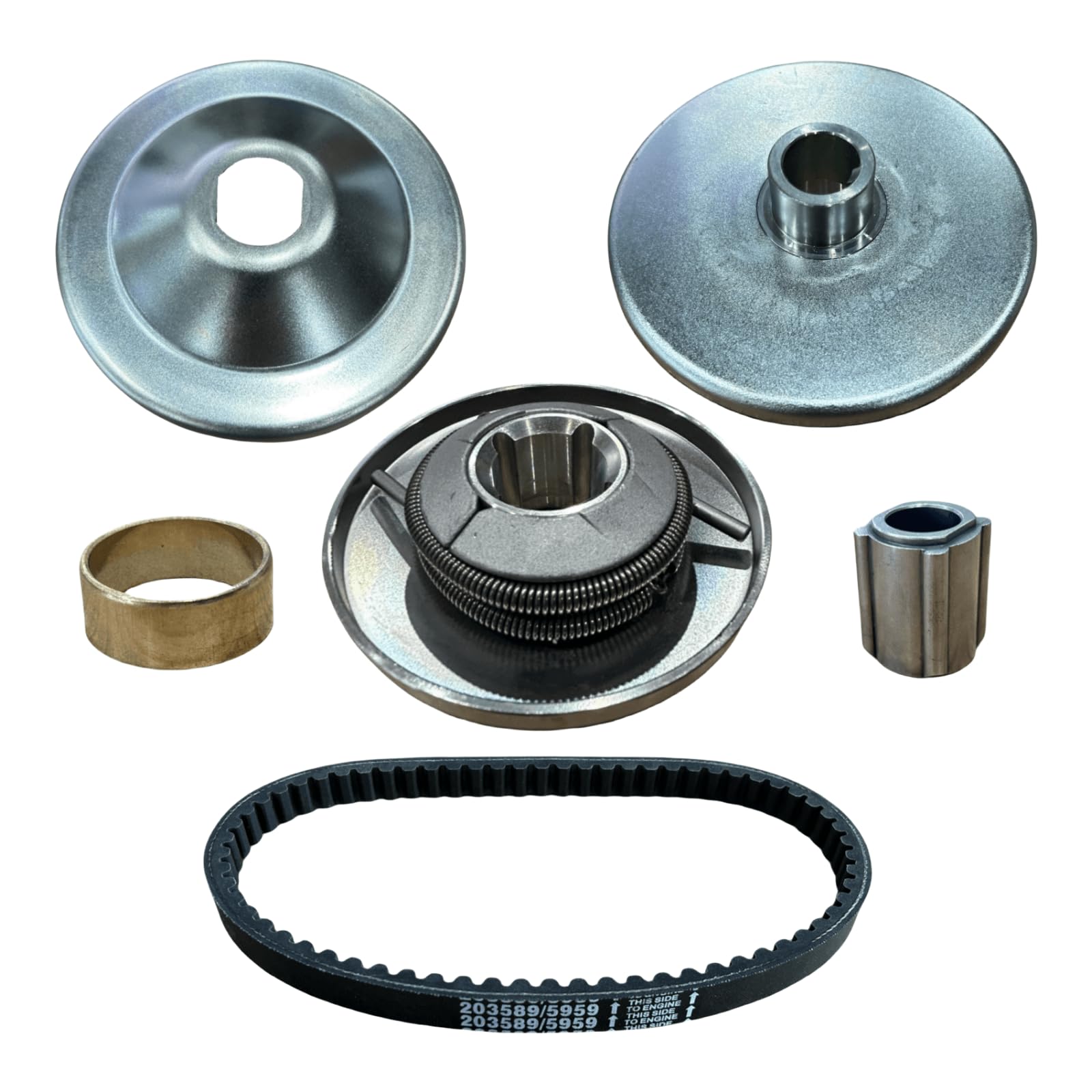 Photo 1 of 30 Series 6.5 HP Predator 212CC 3/4" Bore Max Torque Converter Go Kart Mini Bike Driver Pulley Clutch With Comet 203589 / Manco 5959 Drive Belt