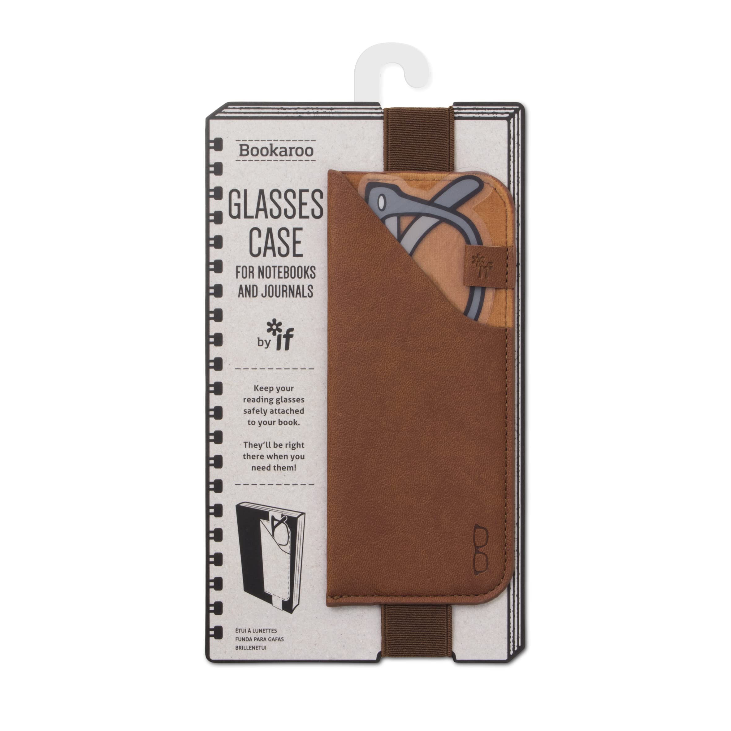 Bookaroo Glasses Case - Brown