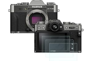 Futanwei for Fujifilm X-T30 III Screen Protector [3 Pack] HD Tempered Glass Film [Anti-Fingerprint] [Anti-Scratch] [Bubble Fr