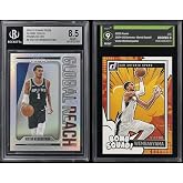 Victor Wembanyama RC San Antonio Spurs Global Reach Silver, Bomb Squad Degree 9 BGS 8.5 Lot 2 Cards