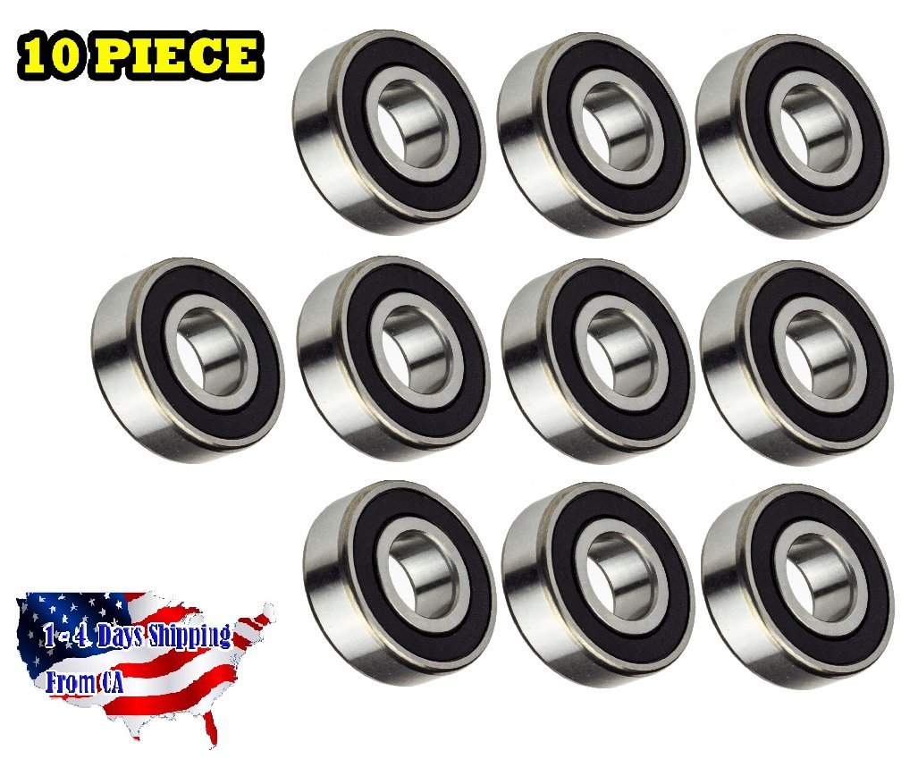 6004-2RS Premium Quality Radial Ball Bearing mm 20mm ID 10 Pieces 20x42x12