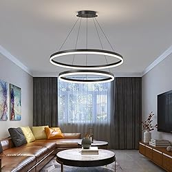 Matven Modern Ceiling Chandelier Light, Acrylic
