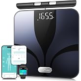 Posture Scale for Body Weight and Fat, Smart Digital Bathroom Scale BMI Weighing Bluetooth Body Fat Scale, 8 Electrode Body Fat Scale, Full Body Composition Analyzer with Voice Prompt