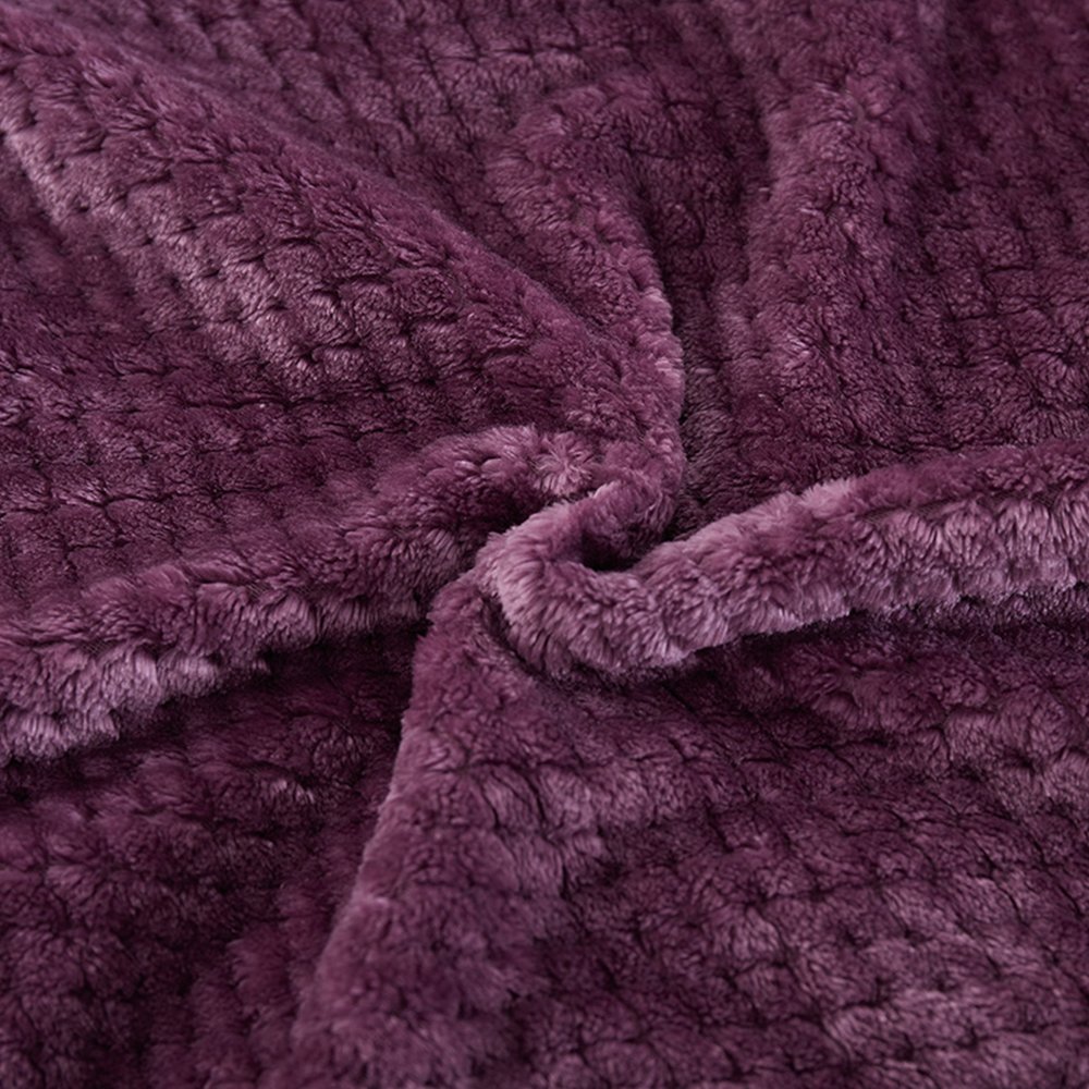 MYLUNE HOME Flannel Blanket Throws Quilt for Bedroom Living Rooms Sofa Full/Queen/King Size