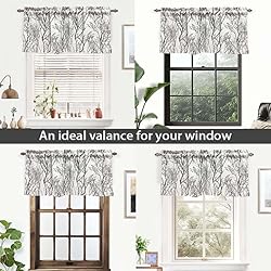 DriftAway Tree Branch Linen Lined Valance Double