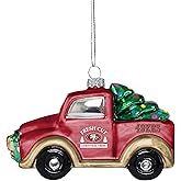 FOCO NFL Unisex-Adult NFL Team Logo Hanging Tree Holiday Blown Glass Truck Ornament