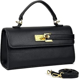 Shoulder Bag for Women Vintage Top Handle Bag Satchel Purse | Casual Handbag Elegant Crossbody Bag with Adjustable Strap