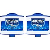 Cryspool® 08001 Filter Compatible with 8CH-951, PBF36, Wellspring 10-2870, 40 Sq. Ft Spa Filter Cartridge, 2 Pack