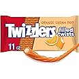 TWIZZLERS Filled Twists Orange Cream Pop Flavored, Low Fat Candy Bags, 11 oz (12 Count)