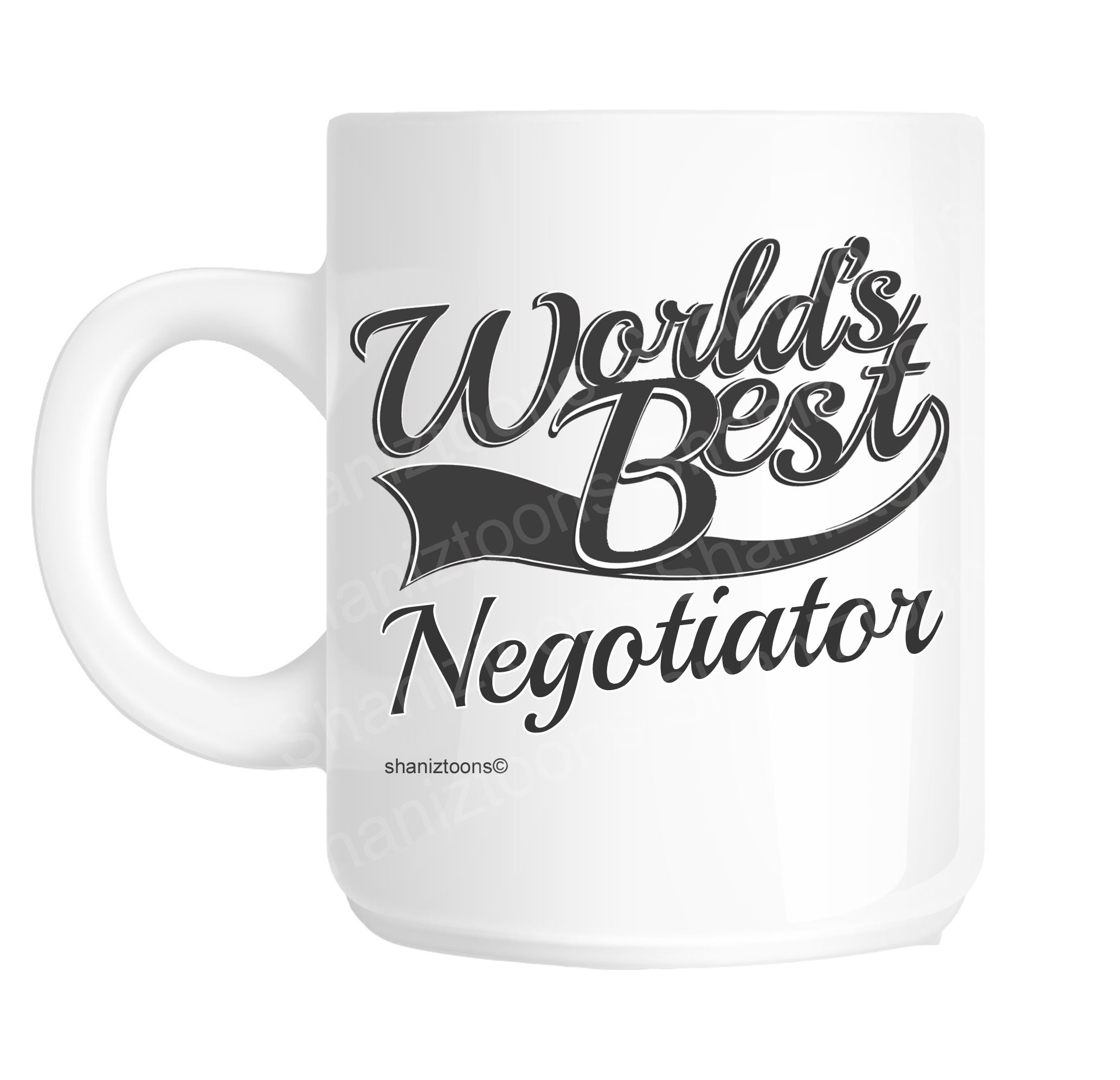 Negotiator World's Best Novelty Gift Mug