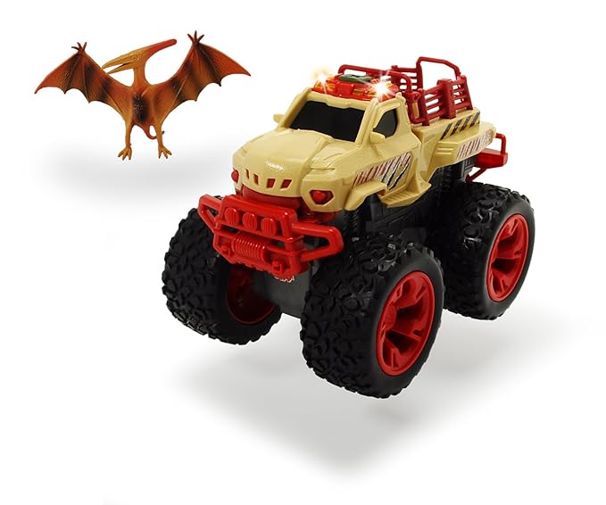 Dickie Toys 203304002 - Dino Chaser, Monstertruck, 23 cm