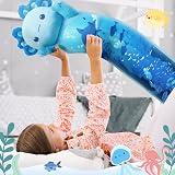 Mewaii Blue Axolotl Plush 20 Inch Long Body Pillow Soft Toy Sleeping Pillow view 4