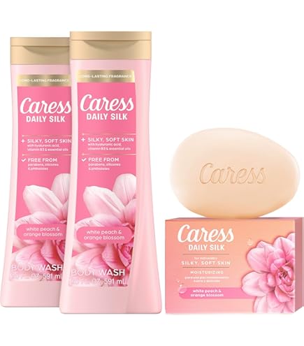 Amazon.com : Caress Daily Silk Bar Soap & Hydrating Body Wash Gift