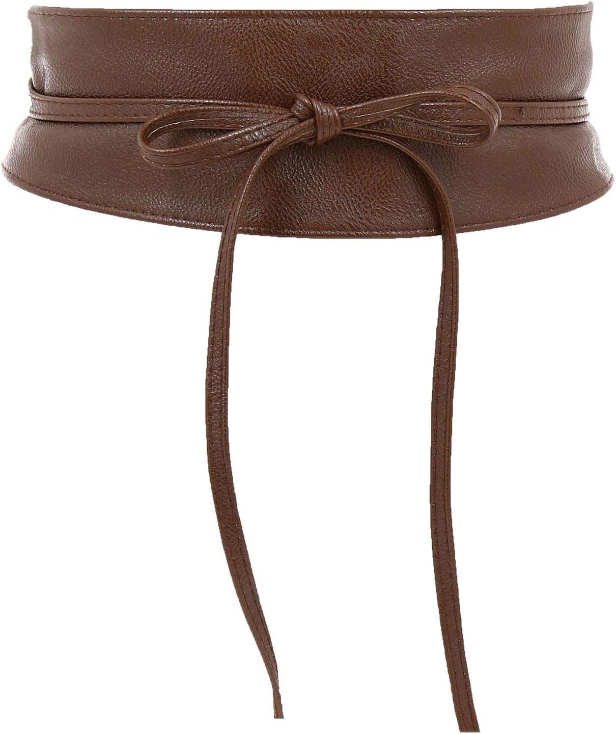 MICA large leatherette obi belt
