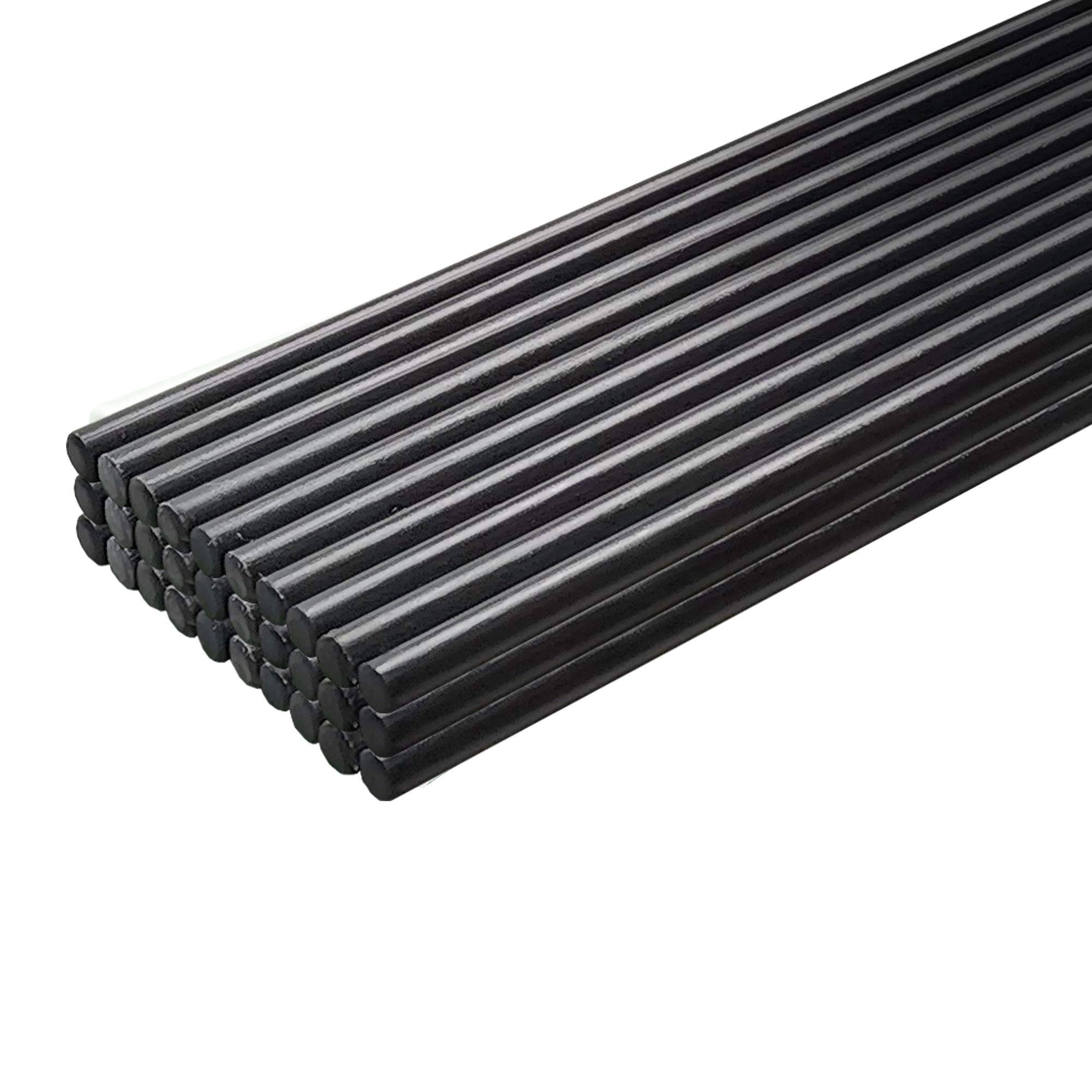 Garden Stakes 35 inch Solid Glassfiber Plant Support Rod Tomato Trellis Stakes 30 Pack