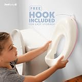 Jool Baby Potty Training Seat Pink Fits Round & Oval Toilets with Storage Hook view 2