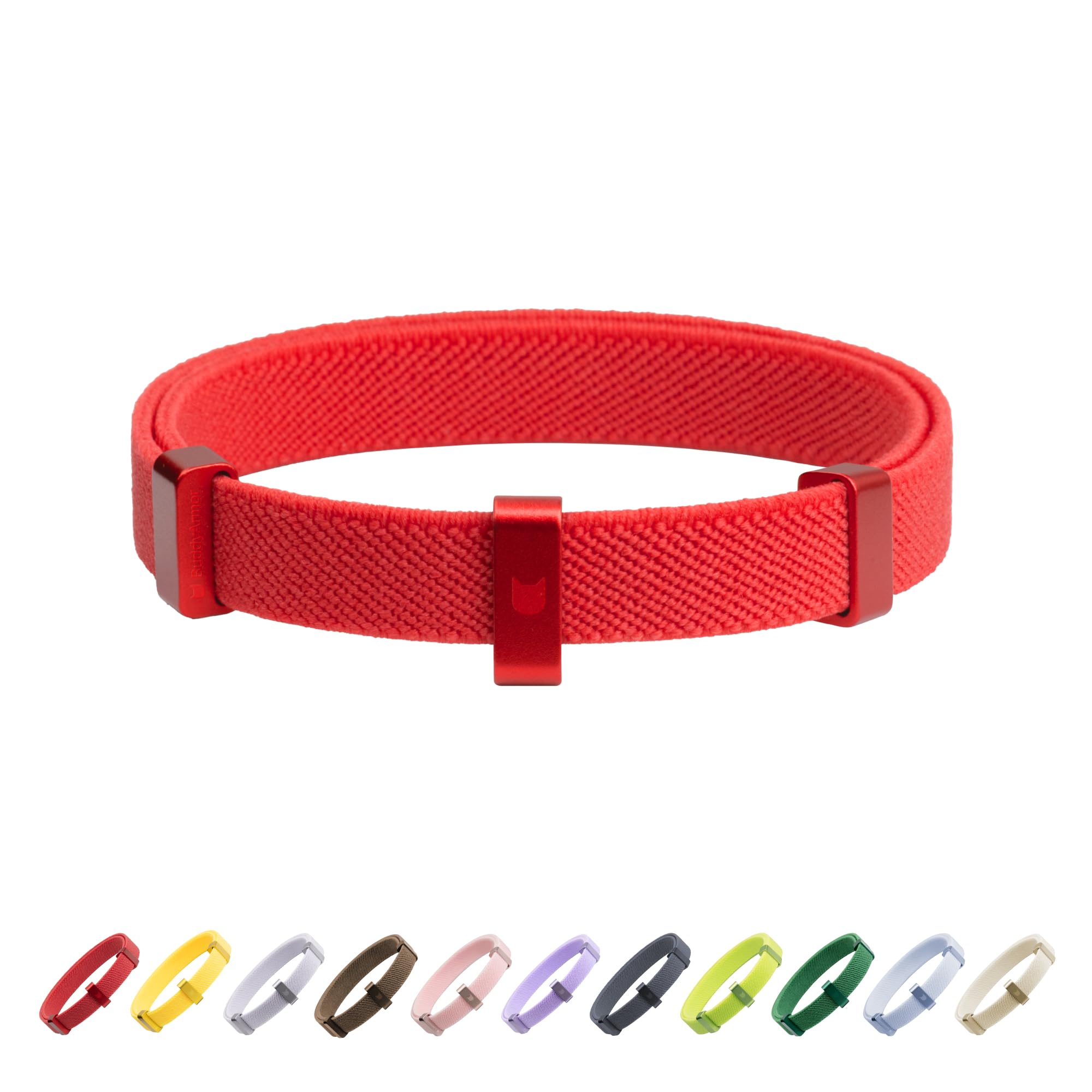 Photo 1 of BuddyArmor Safety Cat Collar - U.S. IDA Gold Awarding Design, Elastic Quick Release, Non Breakaway - Lightweight for Kitten, Neck Fit 5.9'-11.8' for All Small Large Cat,S(Vivid Red)