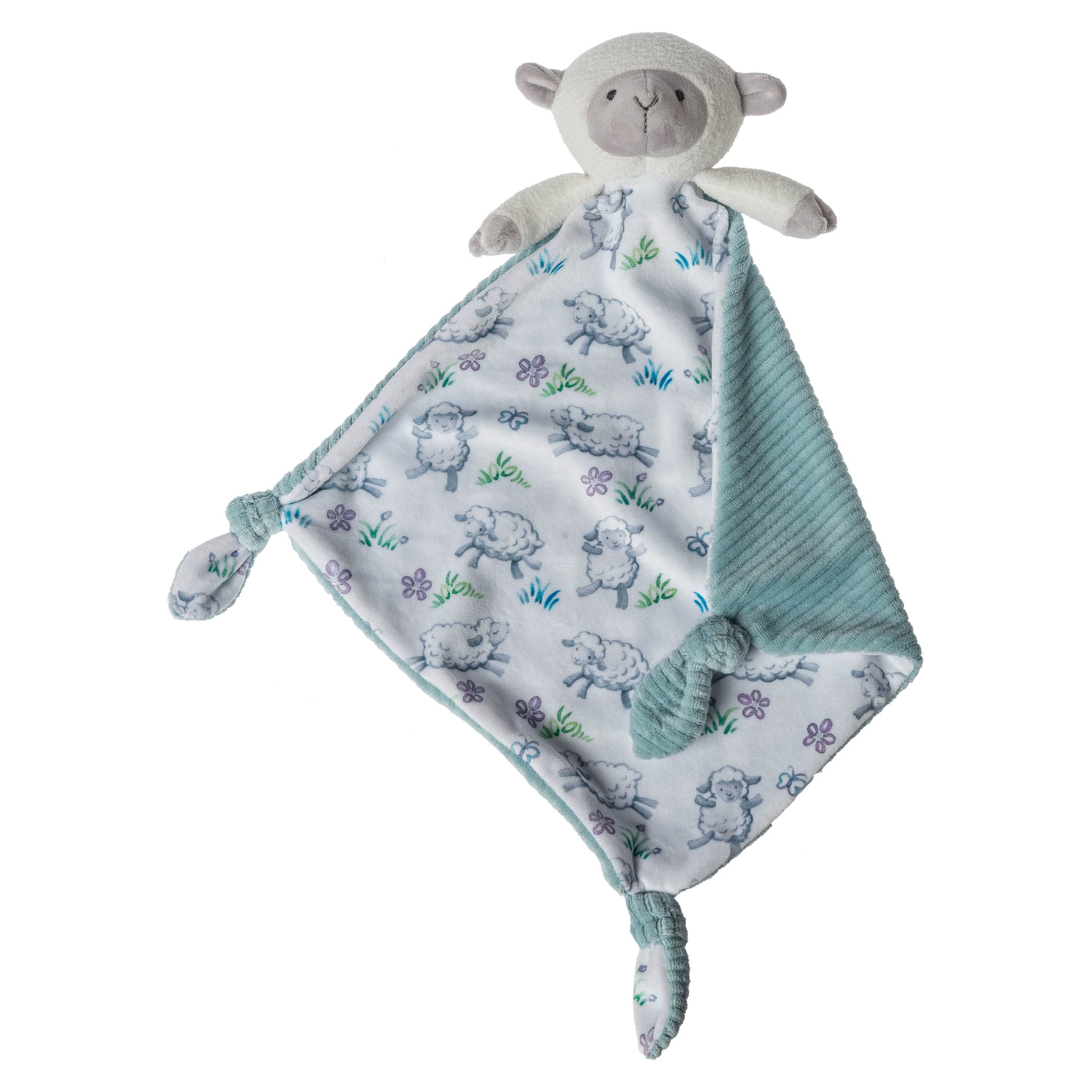 Mary Meyer Little Knottie Lovey Security Blanket, 25 x 25-Centimetres, Lamb