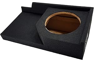 ASC Chevy C/K Silverado or GMC Sierra Full Size Extended Cab Truck 1988-1998 Single 10" Subwoofer Custom Fit Sub Box Speaker 
