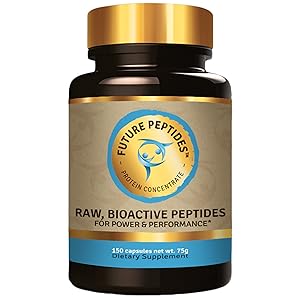 Future Peptides™ Pure Protein: Best Protein Capsules, Amino Acids Raw Food For Pre Workout and Post Workout Supplements. Takes the Place of Whey Protein Powder. Perfect for Crossfit Training.