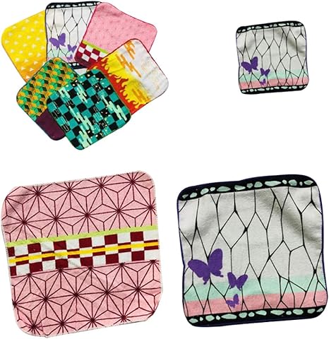 Amazon Co Jp 即納 鬼滅の刃風ハンカチ cm角 小学生 幼稚園 ギフト 和柄 タオル 子供用 ミニタオル 禰豆子 炭治郎 我妻 善逸 伊之助 胡蝶しのぶ 富岡義勇 ハンカチ タオル 冨岡 義勇風 ホビー 通販