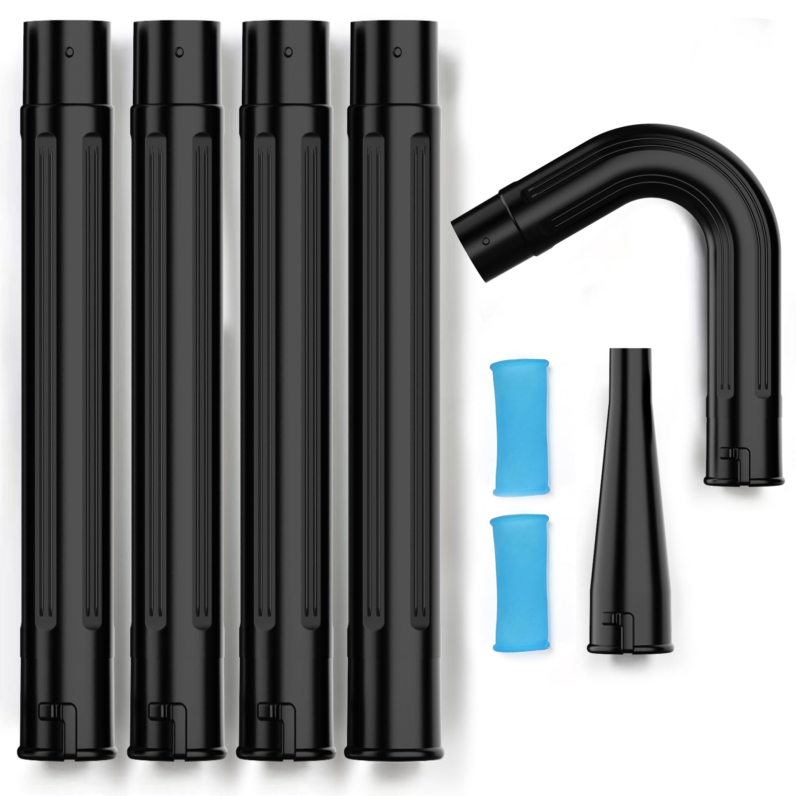 Photo 1 of Sealegend Gutter Cleaning Tools for 2-1/2 in. Wet/Dry Vacuum Cleaner, Shop Vac Hose Attachments for Cleaning or Blowing Debris from Gutters Up to 5.6FT, Upgrade Lockout Design Shop Vac Accessories