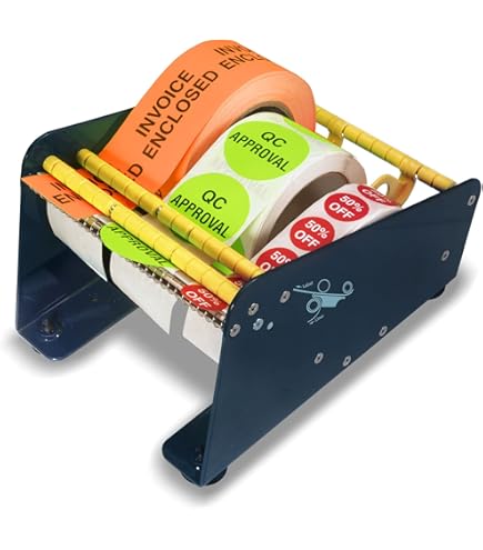 Aazon.co : Adjustable Label Dispenser Acrylic Sticker Roll Dispenser - View #6
