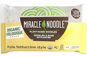 Miracle Noodle Shirataki Konjac Noodle - Organic Fettuccine, 6 Count