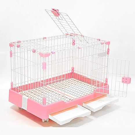 Amazon Co Jp ペットケージ 小動物ケージ キャスター付き ワイヤーケージ 猫 犬用 屋根付き 天井扉 脱走防止 持ち運び便利 組立簡単 掃除簡単 き いぬ ネコ うさぎ ハムスター 頑丈 キャット 休憩所 ワンちゃん 犬小屋 ペット用品 ホーム キッチン