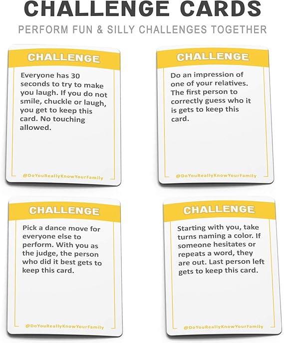 Amazon Com Do You Really Know Your Family A Fun Family Game Filled With Conversation Starters And Challenges Great For Kids Teens And Adults Toys Games