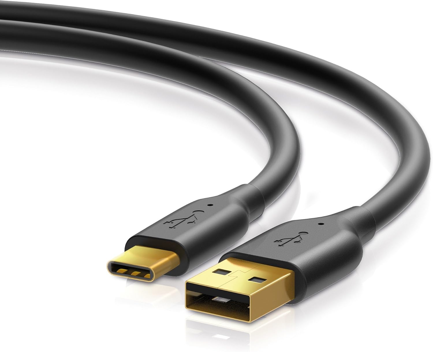 Sentivus USB 2.0 Cable - 1.5A - A Male/C Male - 2.00 m - Black