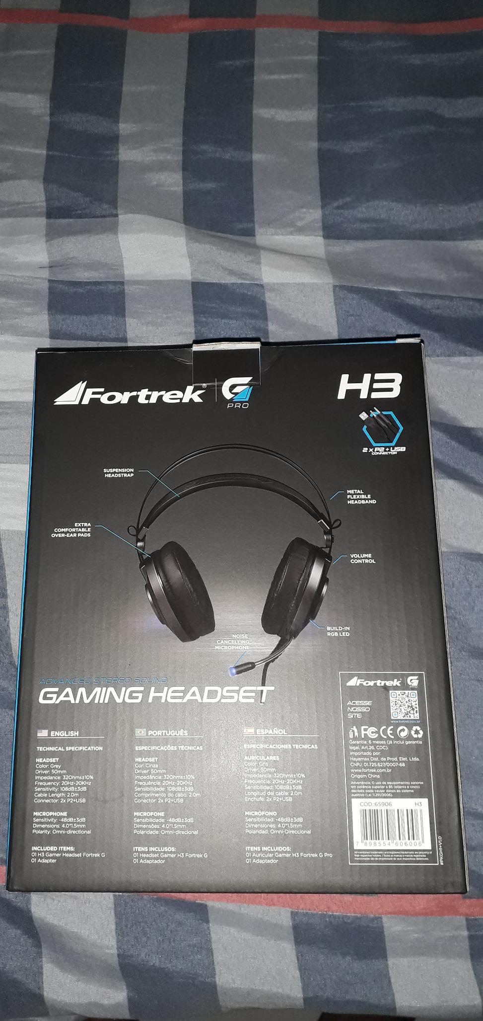 Descubra se É BOM: Headset Fortrek Gamer Rgb G Pro H3