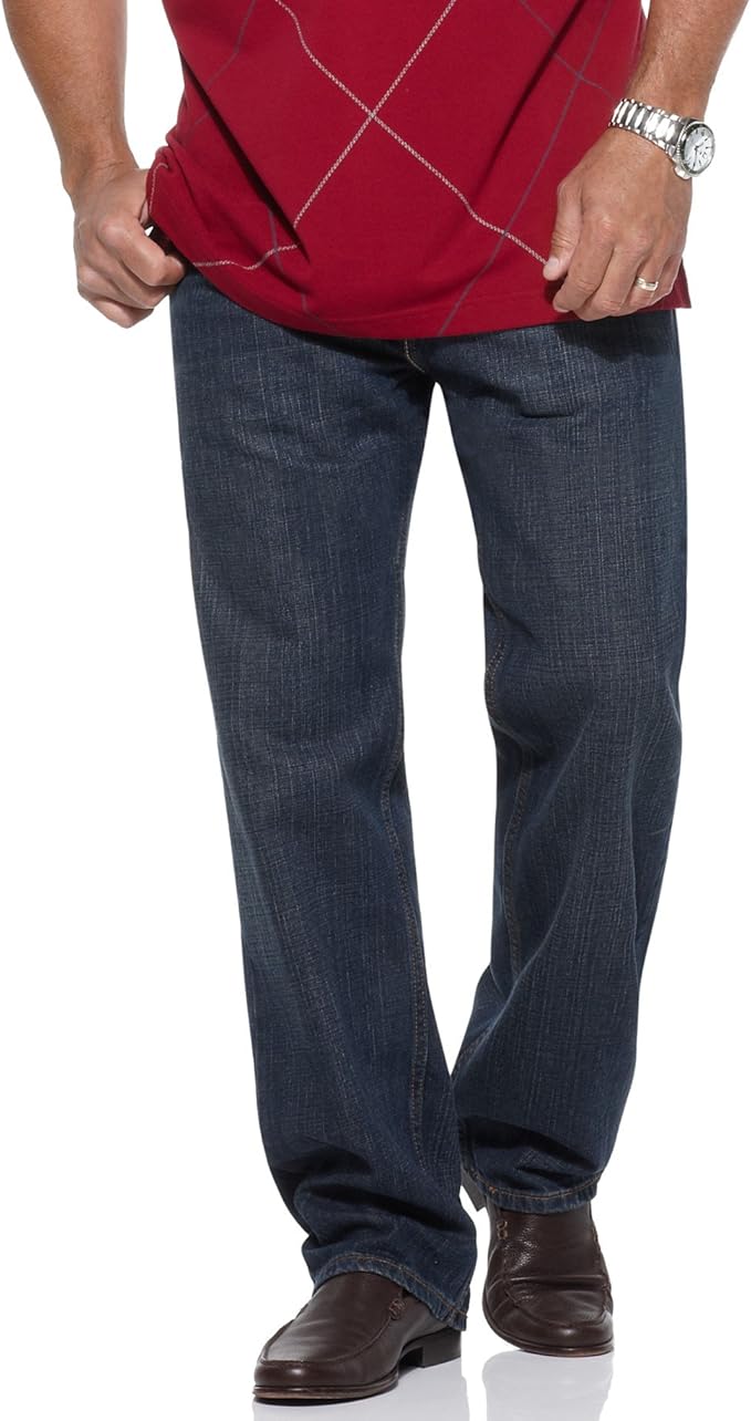 Levi's Men's Big and Tall 550 Relaxed Fit Jean, Comfort Stretch Medium (100% Cotton), 46W x 34L 