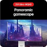 LG Ultragear Curved OLED 34GS95QE 34 Inch 240Hz 0.03ms HDR 10 G-Sync view 3
