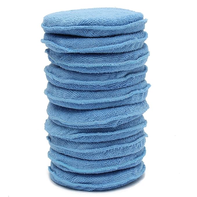 ICYANG Microfiber Car Wax Sponge Waxing Polish Wax Foam Sponge