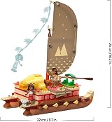 LEGO Disney Moana’s Adventure Canoe 43270 Buildable Boat with Textile Sail 4 view 8